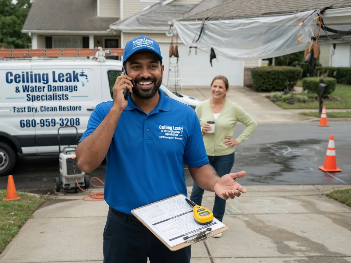 Ceiling Leak Cleanup Rock Point, AZ FAQs